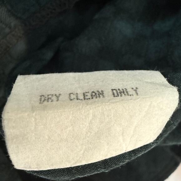 Carole Little Green Jacquard Button-Front Long Sleeve Maxi Dress | Size 8 - Picture 8 of 11